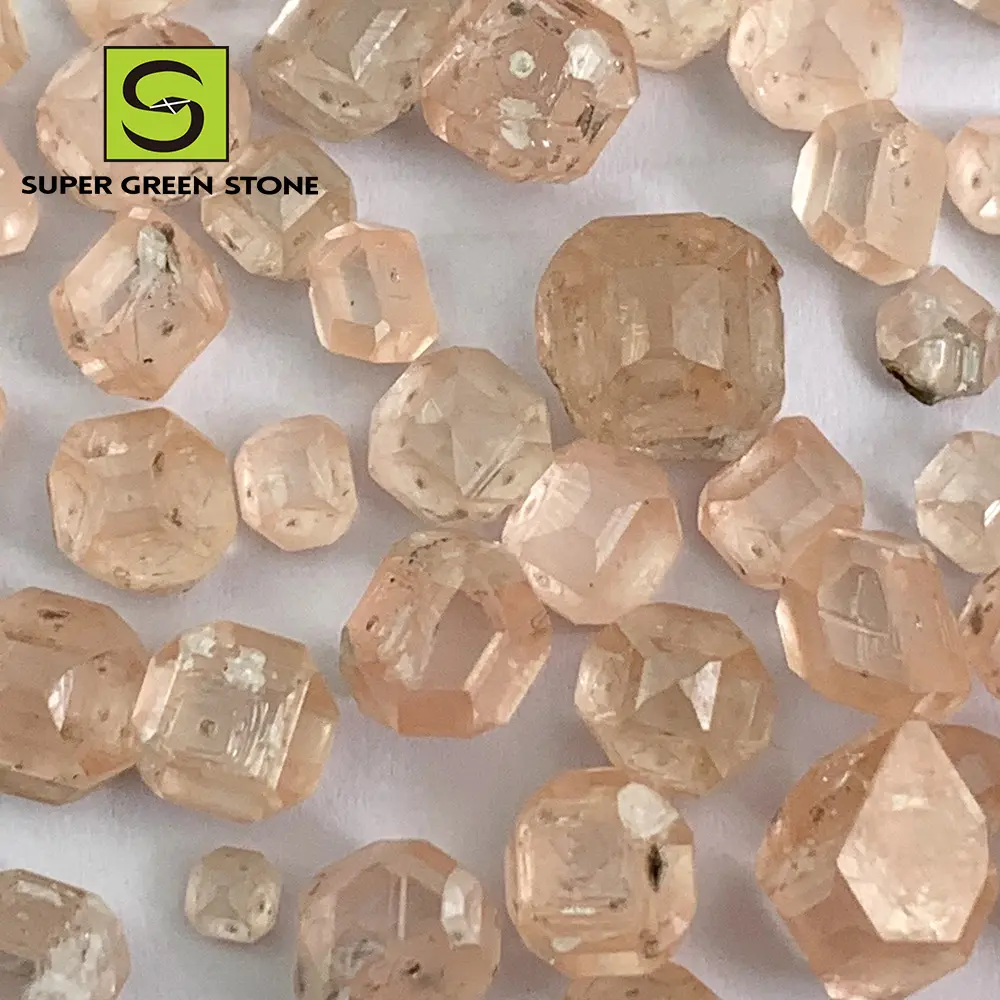 SuperGS fantasia di colore creato in laboratorio Cvd di grandi dimensioni sintetico sciolto rosa HPHT diamante grezzo