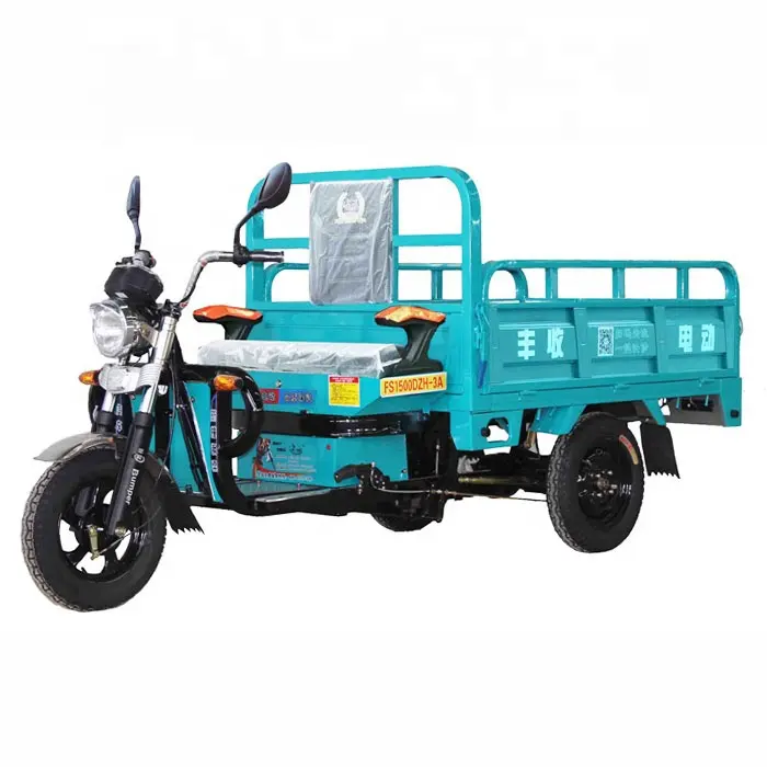 2024 lsv car chinese manufacture cheap battery operated adults 3 three wheels 60v800w electric cargo tricycle
