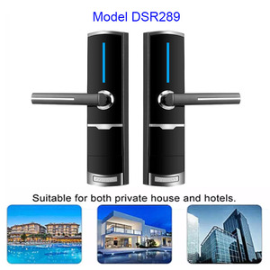 Smart Lock programmabile Rf Key Card sistema di blocco di sicurezza della porta dell'hotel senza chiave con Encoder Software e interruttore a risparmio energetico