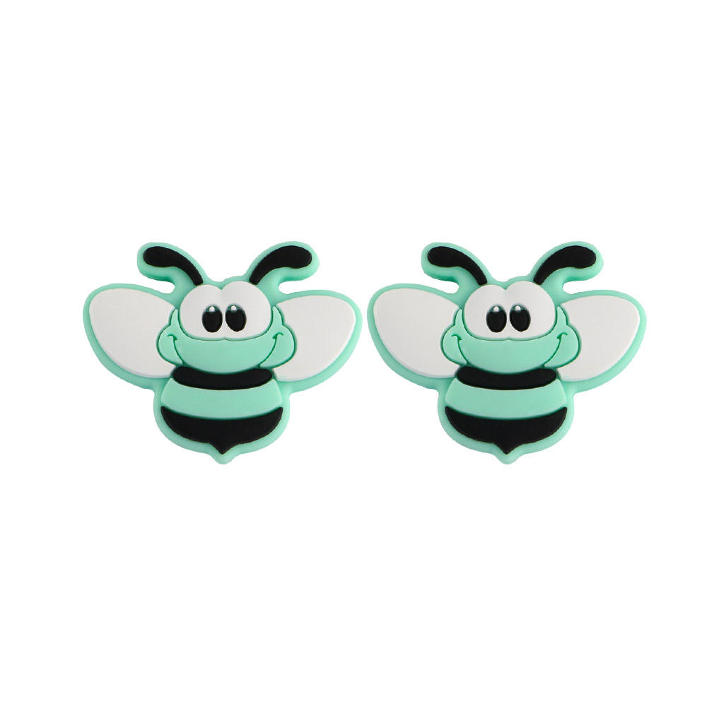 Bees Focal bead Mint Green SA145