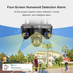 LS VISION 2025 Cámara DE SEGURIDAD Ultra HD 14MP 360 ° Panorámica Seguimiento automático Siete lentes Cuatro pantallas Tri-Ptz Granja de sirenas incorporada - Product Image 6