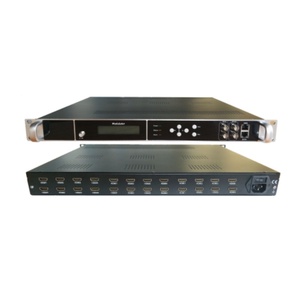 4 8 12 16 20 24 puertos H.264 HD Codificador Modulador HD MI a DVB-C DVB-T ATSC ISDBT DTMB Codificador Modulador - Product Image 6