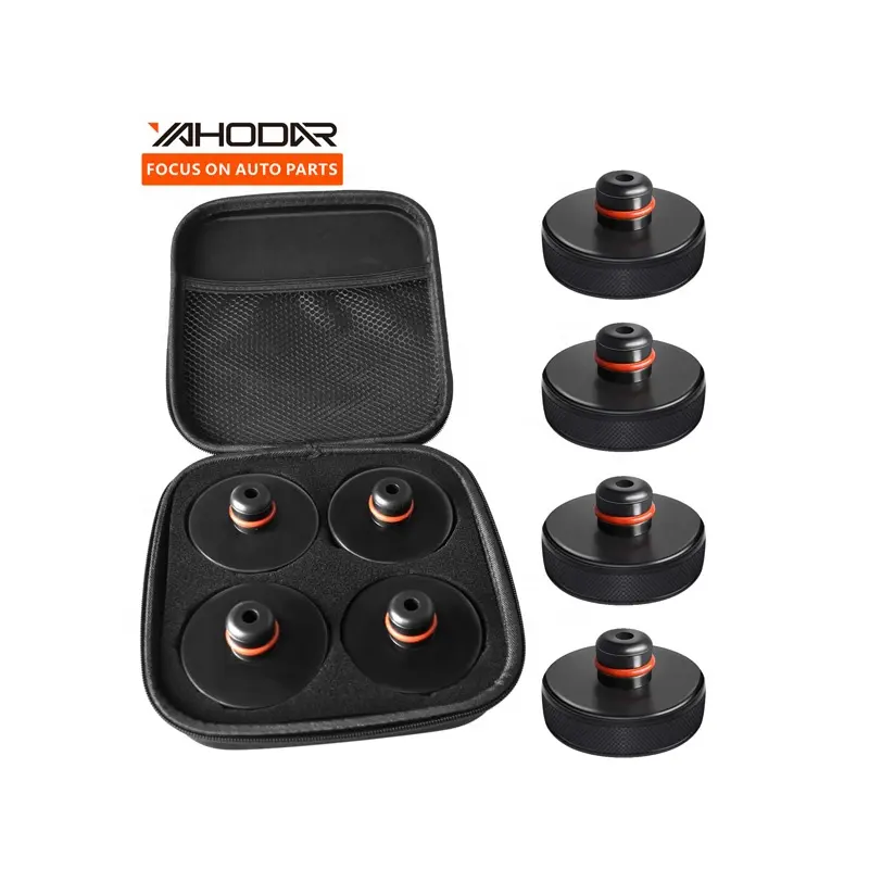 Auto Accessories Pucks Rubber Lifting Jack Pad For Tesla Model 3 Y S X Premium Rubber 4 Pucks With Storage Case