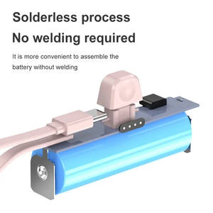 新しいリスト5000mAhミニ発電所携帯電話用LEDディスプレイ付き急速充電ポータブルタイプCパワーバンク - Product Image 4