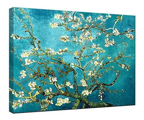 Venta al por mayor flor imagen moderna famosa pintura al óleo impresión Van Gogh imagen de lienzo decoración de arte de la pared