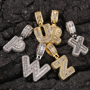 Stainless Steel Yiwu J and D Jewelry Alphabet Letter <strong>a</strong> B <strong>C</strong> E F G H I K L M N O P Q R S T U V W X Y Z Pendant Necklace - Product Image 2
