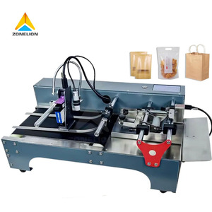 Neuankömmling Industrieller Tinten strahl drucker Verfalls datum Code Logo Batch Coding Druckmaschine mit Paging Feeder - Product Image 1