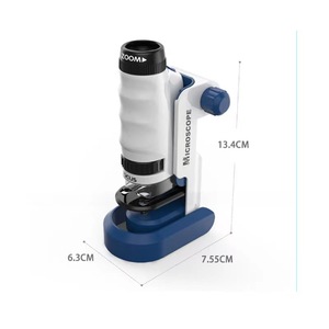 新型可拆卸迷你微型手持式生物显微镜60x-120x可调倍数带底座 - Product Image 2