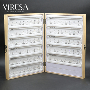 Viresa Fancy Shapes kim cương Kích thước biểu đồ 5A CZ Set Shape Carat Kích thước tham khảo biểu đồ so sánh Loose Gems Stones Kích thước biểu đồ - Product Image 5