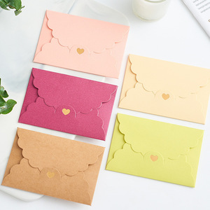 Mini kleine Perle Umschlag Kraft papier Bronzing Liebes umschlag Bank Hochzeits einladung karte Umschlag - Product Image 2