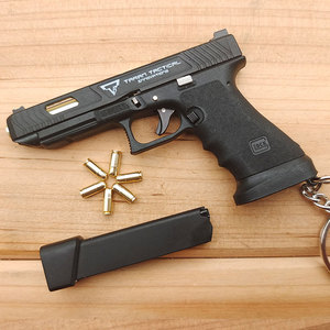 Kim loại đồ chơi súng Keychain thực tế 70mm Đồ chơi súng pistol kim loại tay súng hình dạng Keychain vỏ ejecting jw2 taran chiến thuật G34 TTI G34 - Product Image 6