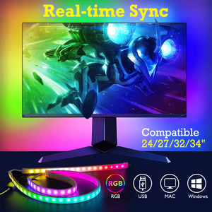 Smart Ambient RGB Computer Backlight Monitor Screen Color Sync Control Strip Light Desktop PC Screen Game Atmosphere <strong>Tape</strong> Lamp - Product Image 2