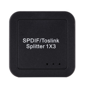 SPDIF <strong>1</strong> in <strong>3</strong> Out 3X1 Port Full HD Electronics Digital Optical Toslink Audio <strong>Splitter</strong> Switcher Fiber <strong>Switch</strong> Box with US/EU Plug - Product Image 4