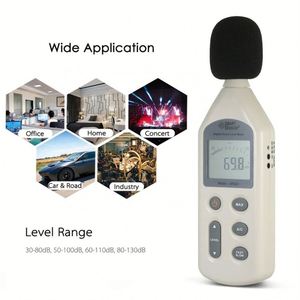Sensor inteligente AR824 Medidor de nivel de sonido digital Medida 30-130dB Ruido DB Decibel Meter Monitoreo Probadores Metro Herramienta de diagnóstico - Product Image 5