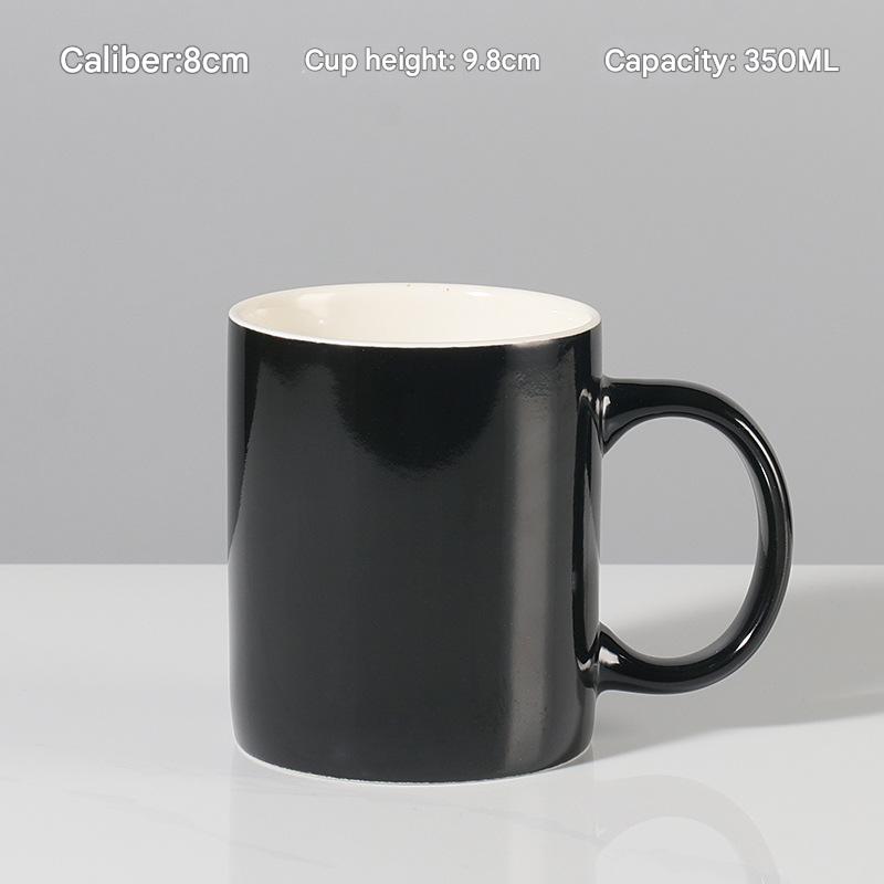 No.20:350ML/12OZ-สีดำเงา
