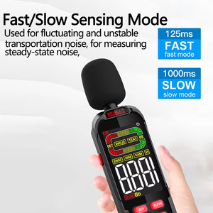 工业级分贝计数字音频水平仪，带Sonometro噪声计，用于声级测量 - Product Image 2
