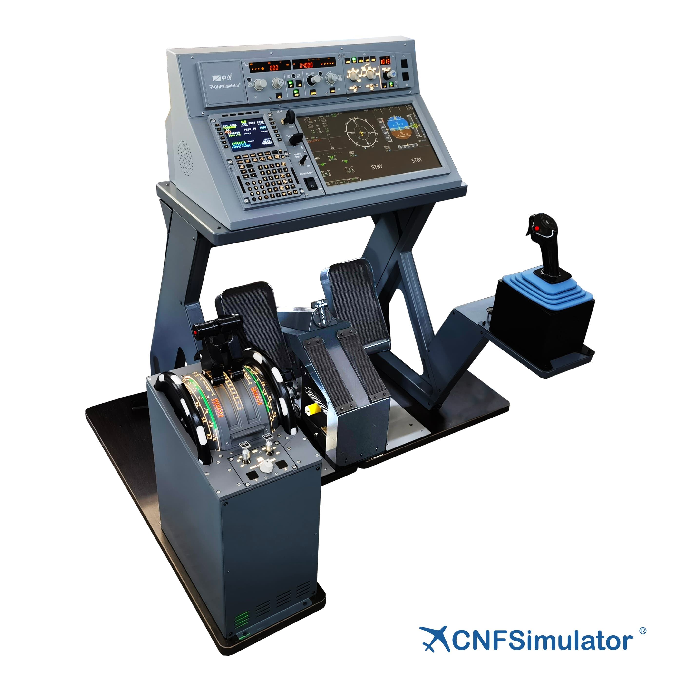 Entrenador FMS + Pedales TQ + Sidestick + Timón