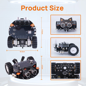 Drahtlose BT WiFi Steam Diy Scratch 3.0 Python-Codierung Ai Smart Esp32-Programm Stem Education Robotic Car Kit für Schulkinder