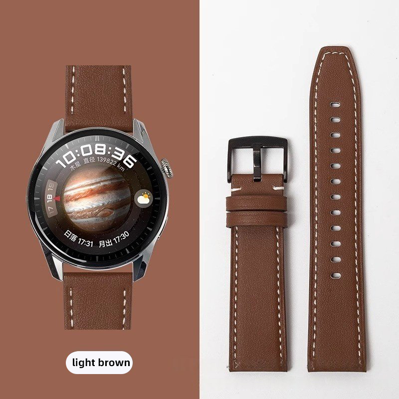 Light Brown with Black Buckle