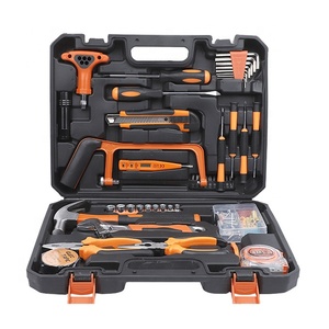 便携式储物箱手修理工具套装家用工具套件全套机械工具箱套装 - Product Image 2