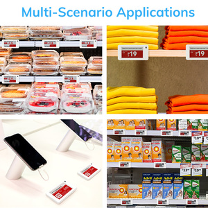 Minewtag 2.66 "3-MÀU E-ink điện tử nhãn kệ (ESL) với ABS nhựa CE chứng nhận cho siêu thị kỹ thuật số giá thẻ - Product Image 5