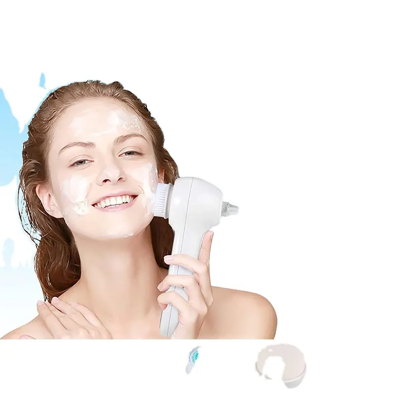 Escova de limpeza facial elétrica com sucção a vácuo, removedor de cravos, máquina de limpeza facial, limpador de poros e recarregável, ideal para a pele