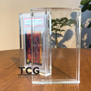TCG Super Clear Acrylic Graded Trading Card Display Holder Round Shape Protection Case for Pokemon Sports <strong>PSA</strong> BGS CGC Slabs - Product Image 2