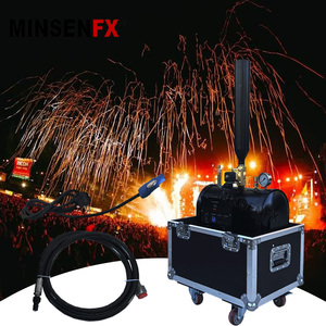 MINSENFX高品质CO2 DMX512大五彩纸屑加农炮体育场流光射击机，用于音乐会现场表演派对庆典