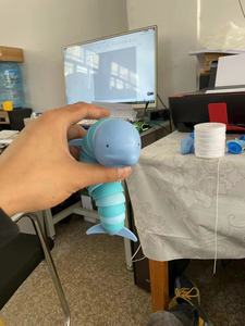 Tik Tok ทากทะเล wrigly Fidget Slug หอยทากของเล่นประสาทสัมผัสฉลามปลาโลมาเฟอร์ประทับตราเด็กป๊อปอลิ่ง3D สายรุ้งของเล่น - Product Image 6