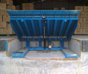 Fabbrica su misura ponte fisso d'imbarco 6-15t stazionario Dock livellatore con labbro pieghevole per Container carico e scarico - Product Image 4