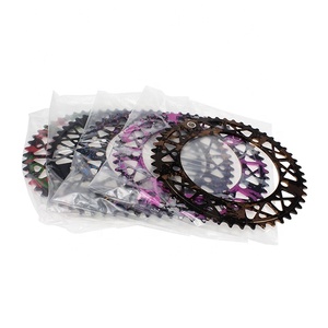トラッキング/シングル/フィクシーバイク合金カラーアノコンポーネントトラッククランクセットAS232-3 CNCアノードカラー自転車パーツチェーンリング - Product Image 6