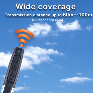 Prezzi bassi 433mhz duplicato RF pulsante nero telecomando telecomando senza fili telecomando alternativo 4 canali - Product Image 2