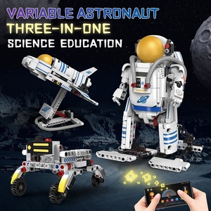 APP Control Programmable <strong>Robot</strong> Boys <strong>Building</strong> Blocks Space Themes Education Assembly Toy STEM 3 in 1 Astronaut <strong>Robot</strong> Toy - Product Image 3