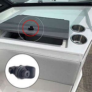 Southco 93 khóa đẩy nút cam khóa cho xe Golf Thuyền biển Hộp Găng Tay hộp công cụ hộp Đài phát thanh MS750 bền xi lanh khóa - Product Image 2