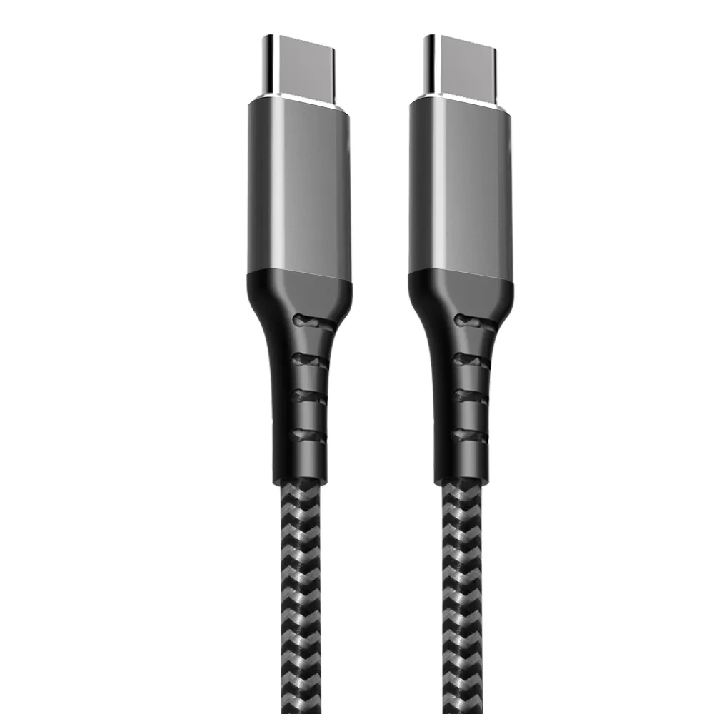 Kabel USB-C pengisian daya Cepat 100W 5A baru untuk iPhone 15 mendukung Transfer Data 10Gbps kabel C USB