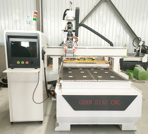 Gabinetes de carpintería multifuncionales de China que hacen máquinas de procesamiento de madera 1325 1530 1540 3D tallado en madera ATC CNC Router Precio - Product Image 5