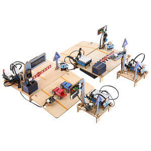 Etkileşimli kök trafik eğitim seti sınıf kullanımı Arduino için DIY yol modeli trafik sinyal projesi programlama robotik için
