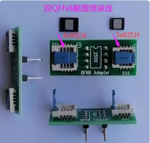 Dual DFN8 to DIP8 flip SPI NAND FLASH converter adattatore di programmazione WSON8 - Product Image 3