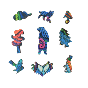 Tùy Chỉnh Đóng Gói A3 4Mm Bằng Gỗ <span class=keywords><strong>3D</strong></span> Câu Đố Giáo Dục Đồ Chơi Với Động Vật Chủ Đề Cho Phòng Giọng - Product Image 6