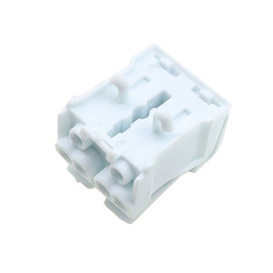2 Pin <strong>Spring</strong> <strong>Terminal</strong> <strong>Block</strong> 923 Electrical Cable Clamp Quick Lamp Wire Connector - Product Image 3