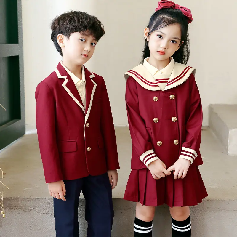 الزي المدرسي الياباني للأولاد السترة مجموعة الألوان تنورة قصيرة الفتيات الزي المدرسي مثير