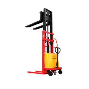 Semi Electric <strong>Stacker</strong> <strong>Stacker</strong> 2000 mm Pallet <strong>Stacker</strong> Machine - Product Image 3