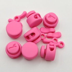 Custom Colorful Laser <strong>Nylon</strong> Plastic Cord Lock Toggle Plastic Stopper <strong>String</strong> Rope Spring Stoppers Locks - Product Image 1