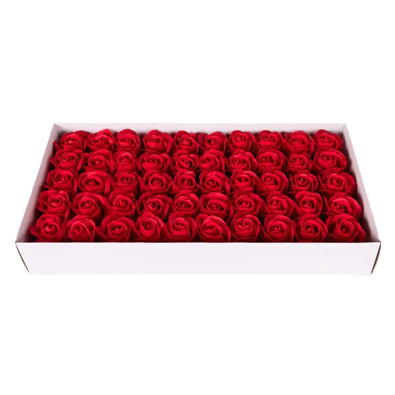 All'ingrosso fiori eterni presenti sapone teste di Rose con scatola per la mamma fidanzata moglie compleanno festa di nozze