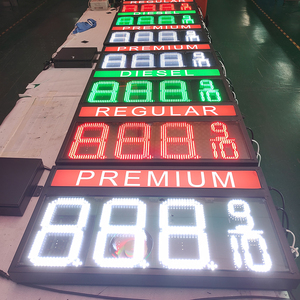 5 Ziffern Außen tankstelle Benzin LED Preis änderungen Pump Topper Regular Diesel 7 Segment LED-Anzeige bildschirm - Product Image 6