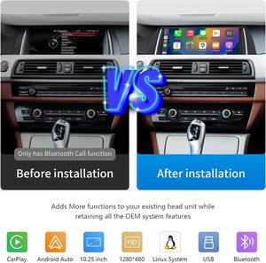 Linux Car Radio for <strong>BMW</strong> 5 Series F10 F11 <strong>F07</strong> F18 CIC NBT 2010-2017 GPS Car Multimedia Player GPS Navigation Android IOS HiCar - Product Image 2
