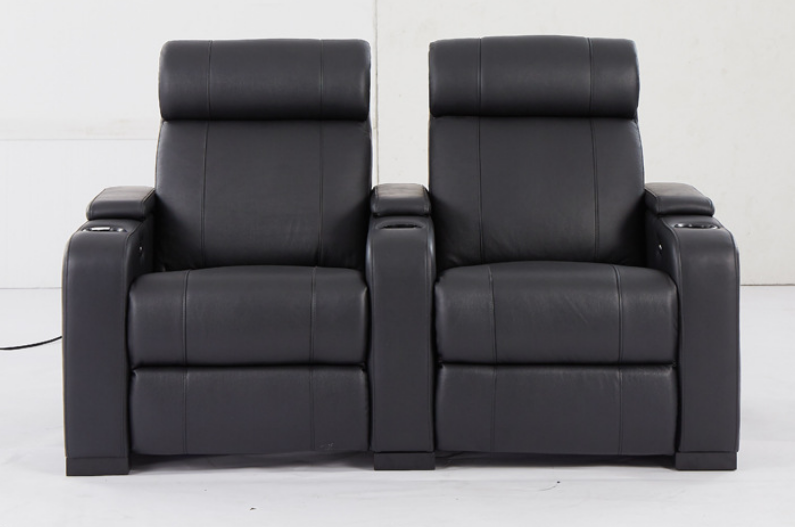 Position double siège noir