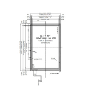 Lcd Factory 31 Pins MIPI-Schnitts telle 800x1280 Pixel IPS TFT 10,1-Zoll-LCD-Modul mit kapazitivem Touch - Product Image 5