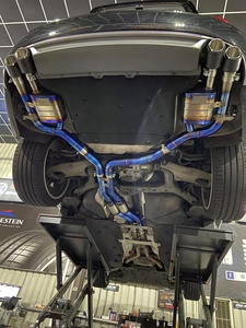 <span class=keywords><strong>Audi</strong></span> <span class=keywords><strong>S8</strong></span> D4 için uzaktan ile CGW titanyum vana egzoz susturucu sistemi 4.0T V8 Forged dövme karbon Fiber İpuçları