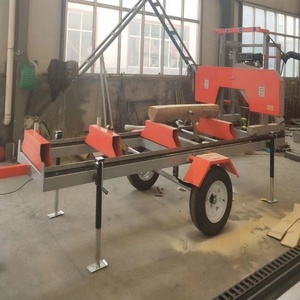 Manuel ağır günlükleri yuvarlak yatay ahşap testere şerit testere - Product Image 4